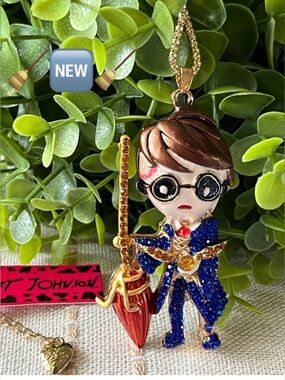 Betsey Johnson Harry Potter Character  Design Pendant Necklace 🧹🆕🧹